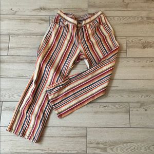 Vintage Rainbow Stripe Jeans